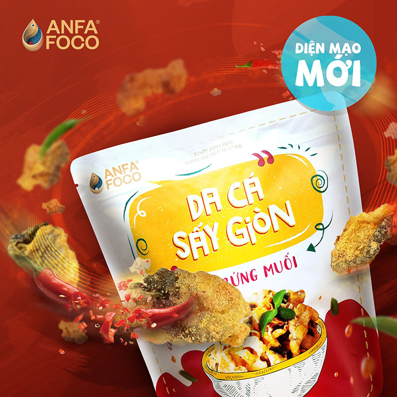 Da cá sấy giòn gói 105 gram