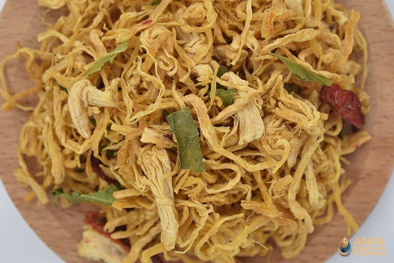 Khô gà lá chanh Anfafoco hũ 300 gram