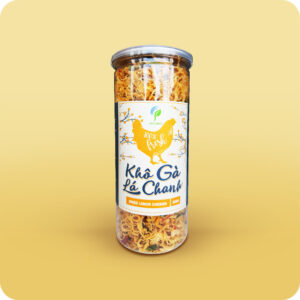 Khô gà lá chanh Anfafoco hũ 300 gram