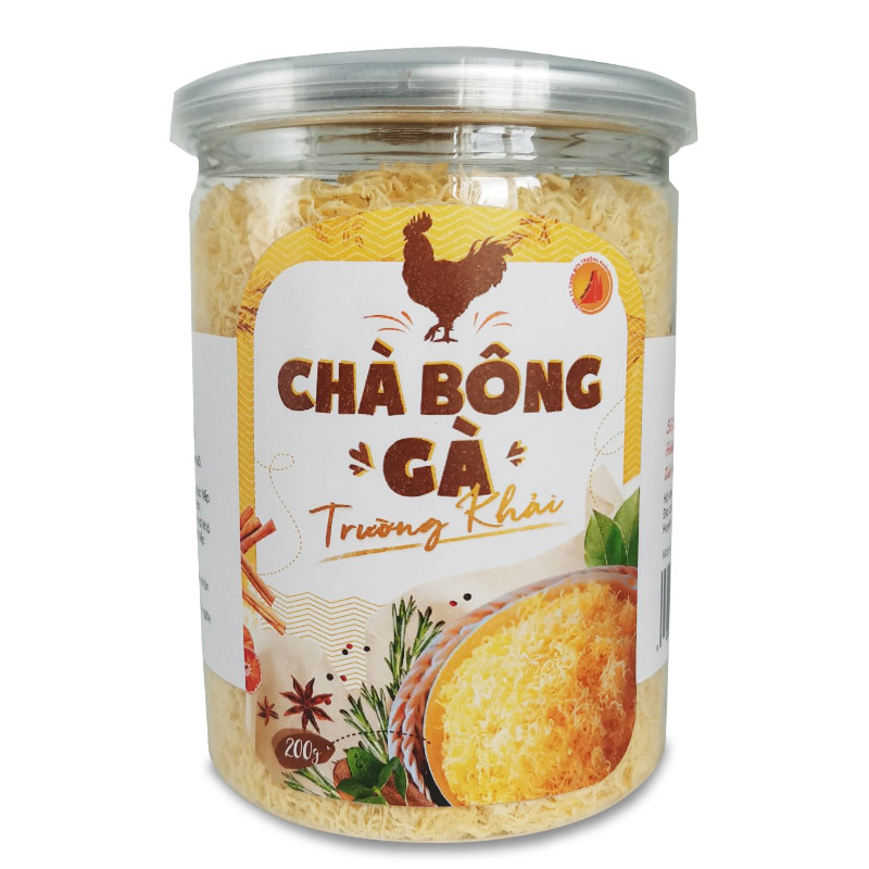 Chà bông gà Trường Khải hũ 100 gram