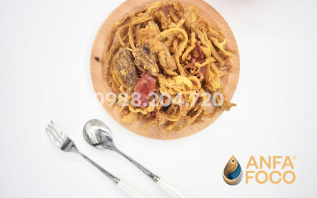 Cung cấp khô heo cháy tỏi giá sỉ cho quán cà phê, quán trà sữa