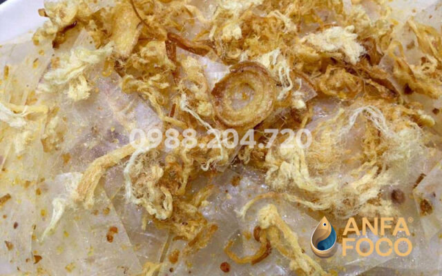 Cung cấp nguyên liệu chà bông làm bánh tráng mỡ hành chà bông