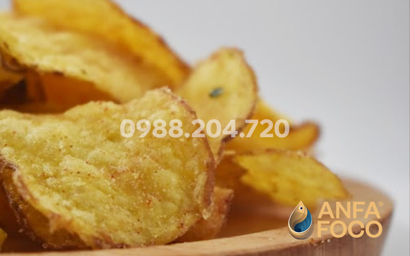 Top Khoai tây sấy Đà Lạt Anfafoco với 2 vị đặc biệt Trứng muối, Vị Thái