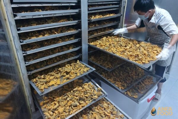Chuyên xuất khẩu da cá sấy giòn trứng muối Singapore chuẩn vị đi Philipine